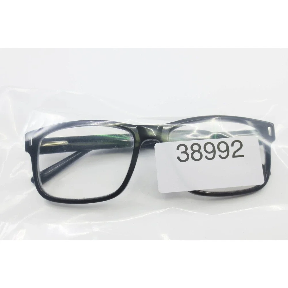 Trend by DNA A4012 BLK Black Rectangular Eyeglasses Frames 53-17-140 Men Women
